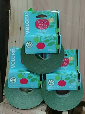 3 Rolls Velcro Green PLANT TIES 50 Ft Cut To Length 3 Pack • $19.99