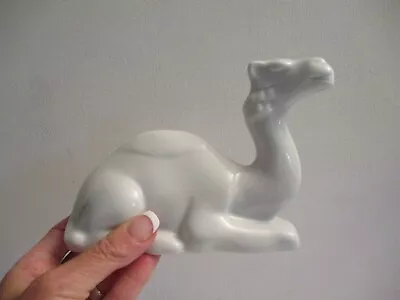 $29.99 • Buy Vintage Naaman Fine Porcelain Camel Figurine In White Nativity Made In Israel