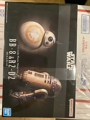 Star Wars Bandai Model Kit BB-8 And R2-D2 1/12 Scale • $39.99