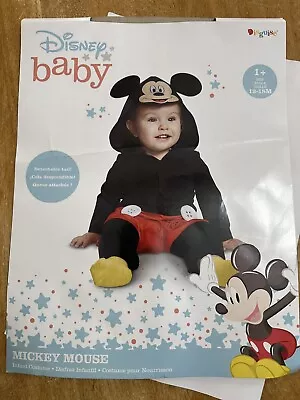 Disney Baby Mickey Mouse Halloween Costume Size 12-18 Months 2 Piece Set • $11.50