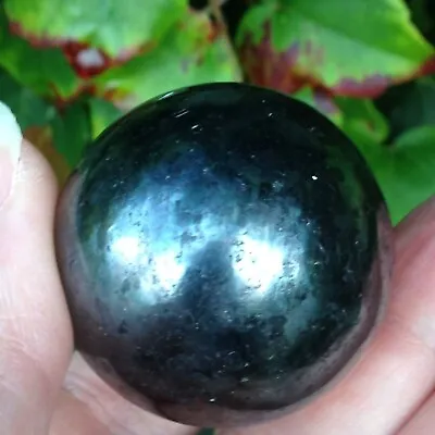 Haematite Sphere Ball Power Of Attraction Personal Magnetism Verve 126g 3.68cm • £24.50
