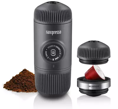 Portable Espresso Maker Bundled & NS Adapter Manually Travel Coffee Machine Set • $41.99