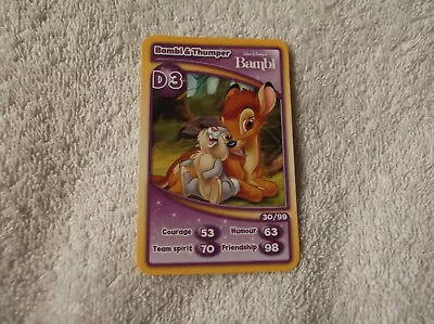 £0.99 • Buy Morrisons- Disney Paris: 20th Anniversary  BAMBI & THUMPER  #D3 Trading Card