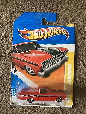 NEW Hot Wheels 2011 New Models '65 Red Ford Ranchero Diecast 1:64 41/50 • $8