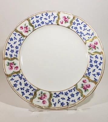 Gorgeous Minton Pink Rose Blue Cornflower 9 Inch Cabinet/Luncheon Plate • £36.11