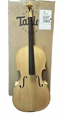 German Unfinished (white) Cello 4/4 Maple Spruce Ebony Incl Bag • $530