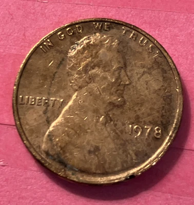 $125 • Buy 1978 P Lincoln Cent,Obv & Rev Dbl Brockage 30% Off, Dbl VDB , #L-050
