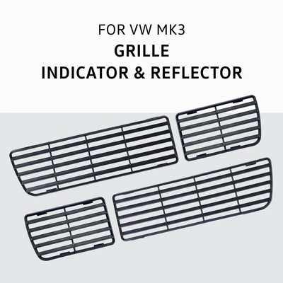 $61.33 • Buy Grille Reflector Dummy Indicator Turn Signal For VW Golf Vento Jetta MK3 GTI VR6