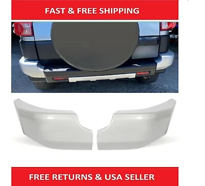 Rear Bumper End Cover LH+RH For 07-14 Toyota FJ Cruiser Painted Silver • $95.34