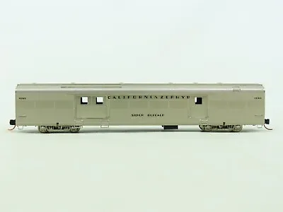 N Scale Unbranded BRASS CB&Q California Zephyr Baggage Passenger Car - Plated • $99.95