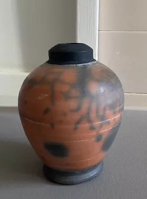 Raku Pottery Vase • £30