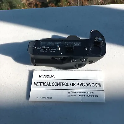 MINOLTA Vertical Control Grip VC-9M. Brand New. For Minolta Maxxum • $215.33