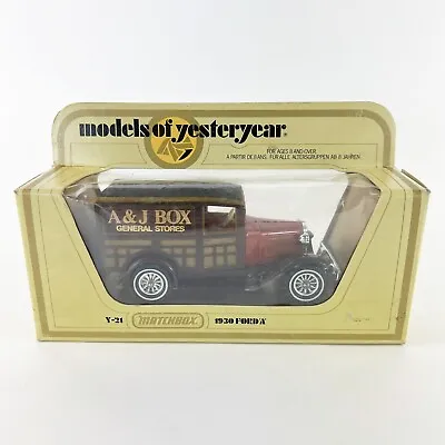 Matchbox Models Of Yesteryear Y-21 1930 Model A Ford A&J Box Ford *New In Box* • $7.95