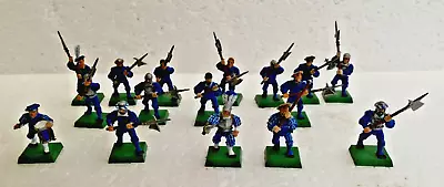 W/h Bretonnian Men At Arms Unit X15 Well Painted Figures (metal Drummer &leader) • £24.99