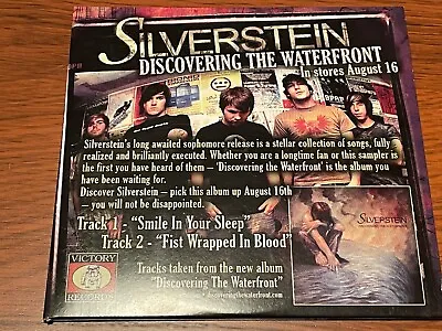 SILVERSTEIN Victory Records Rare 4 Track Promo Sampler Cd Bayside June • $6.99