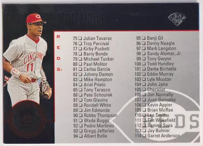 1996 Leaf #105 Barry Larkin/Mo Vaughn CL Cincinnati Reds/Boston Red Sox • $1.08