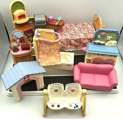 $4.99 • Buy You Choose Fisher Price Loving Family Dollhouse People Replacement Furniture
