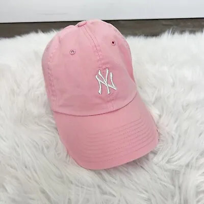 MLB New York Yankees Pink Womens Adjustable Baseball Dad Hat Cap • $17.99