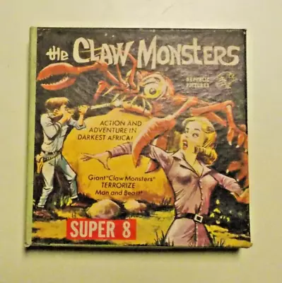 Vintage Sci Fi -SUPER 8 Movie Film THE CLAW MONSTERS Republic Pictures • $9.99