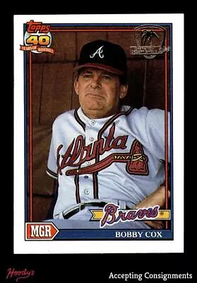 1991 Topps Desert Shield #759 Bobby Cox Manager BRAVES • $5