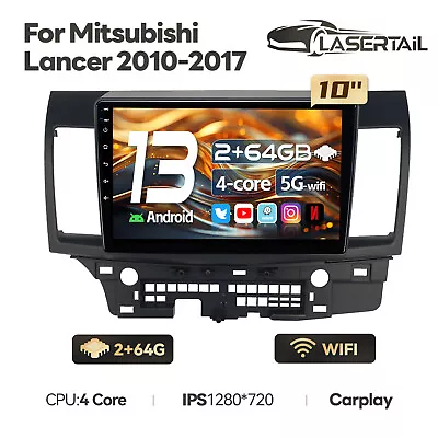 For Mitsubishi Lancer Radio Upgrade 2008-2017Android Stereo Navigation Replace • $119.99