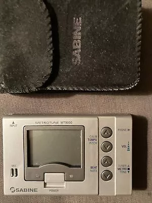 SABINE MetroTune MT9000 TUNER METRONOME With Casw • $10