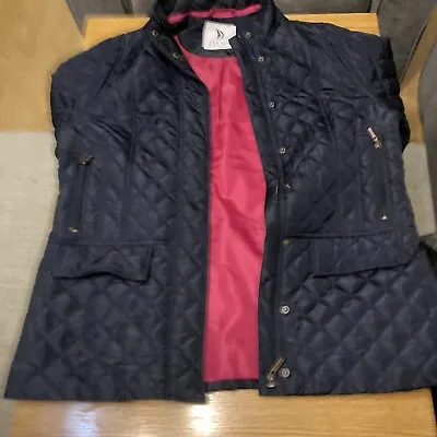 Dash Quilted Jacket Navy Size 14  • £10