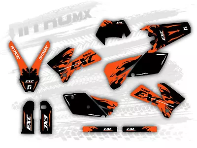 NitroMX Graphic Kit For KTM EXC EXC-F 125 250 300 450 525 2005 2006 2007 Enduro • $159.90