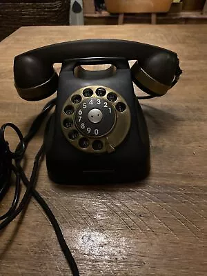 £40 • Buy Vintage Bakelite German Telephone F62 Telefon Fabrik Black Antique Landline