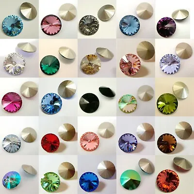 Genuine SWAROVSKI #1122 14mm RIVOLI STONE CRYSTAL BEAD ~ Many Colour ~ 14mm • $2.28