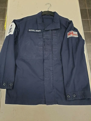 £19.99 • Buy Genuine Royal Navy PCS Combat Shirt Jacket Warm Weather Navy Blue Military Army