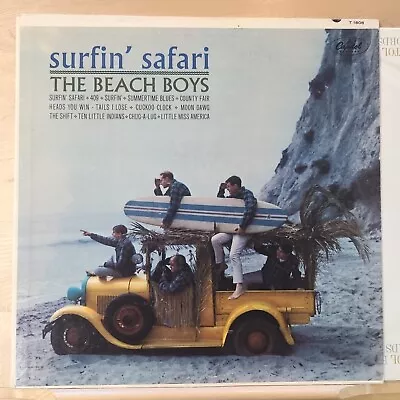 VG++~THE BEACH BOYS~Surfin' Safari~CAPITOL Orig.~MONO T-1808~LP~1962 • $49.99