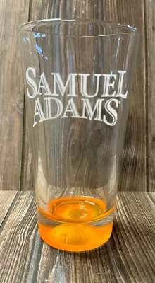 Vintage Sam Adams Boston Lager Clear Pint Glass With Basketball Bottom • $13.50