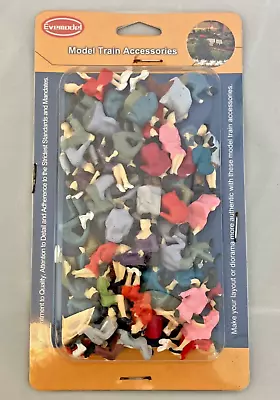 Evemodel P4302 50pcs All Seated/Sitting Figures O Gauge 1/50 Scale Scenery • £10.99