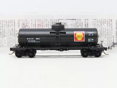 N Scale Micro-Trains MTL 65520 SCCX Shell Oil 39' Single Dome Tank Car #305 • $34.95