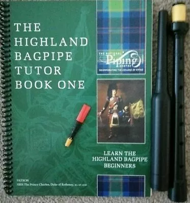 Bagpipe Starter Package McCallum Standard Practice Chanter NPC Tutor Book Reed • $130.17