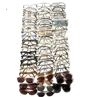 Vintage Eyeglasses Lot 70+ Mixed Variety Frames RX Sun Aviator Wire Pre-Owned • $280