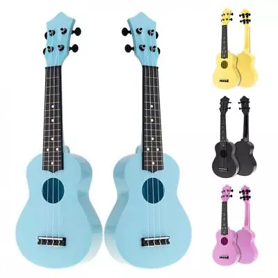 Soprano Ukulele 21 Inch Hawaiian 4 String Ukelele Kit For Kids Toy Beginner Gift • $28.49