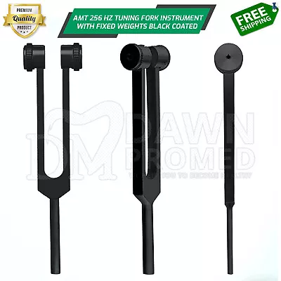 AMT 256 Hz Medical-Grade Tuning Fork With Fixed Weights Black Coated German Gr • $6.99