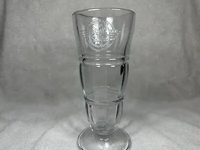 New Embossed Steak 'n Shake 3/16” Thick Glass Milkshake/Sundae/Parfait Glass • $24.99