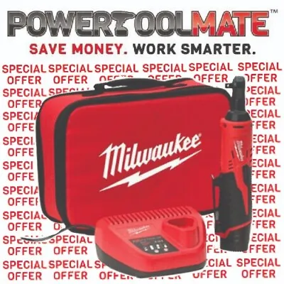 £127.99 • Buy Milwaukee M12IR-201B 12V Sub-Compact 3/8  Impact Ratchet With 1 X 2.0Ah Battery