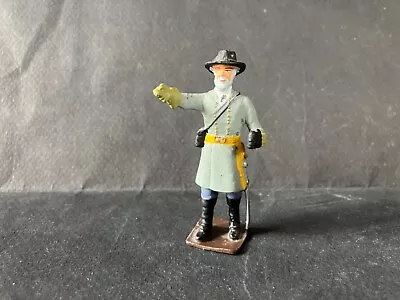 ROBERT E. LEE Toy Soldier Reeves Civil War Confederate 54 Mm Metal Vintage OOP • $8.99