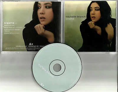 MICHELLE BRANCH Breathe PROMO DJ CD Single The Wreckers USA Seller MINT 2003 • $34.99