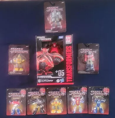 Transformers CYBERTRON 05 Transformers Cliffjumper Lot Minifigs Keychain BagClip • $29.99