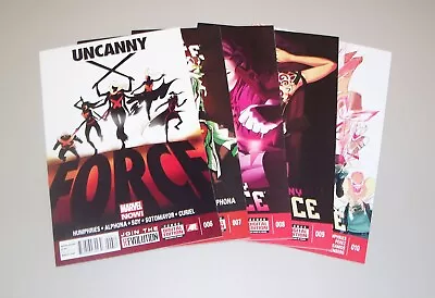 Uncanny X-force Set Lot #6-10 (2013) Psylocke! Spiral! Storm! Bishop! Fantomex! • $4.99