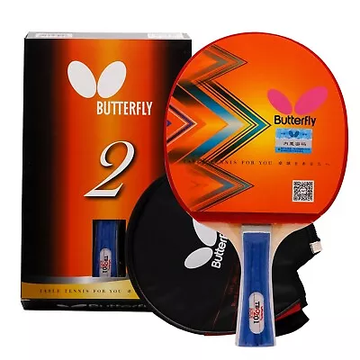 Genuine Butterfly TBC201 Table Tennis Racket Paddle Bat Long Handle Shakehand FL • $24.95