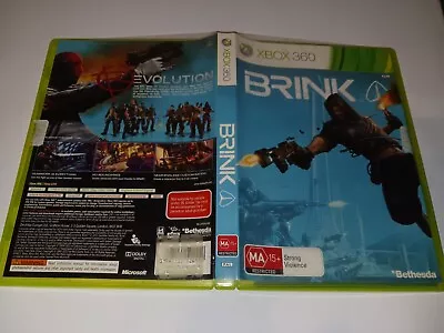 Brink (xbox 360 Game Ma15+ Pal) • $6.26