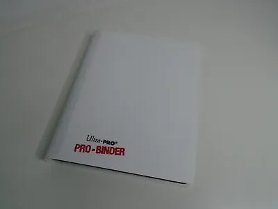 Ultra Pro WHITE Pro-Binder - 20 X 4-pocket Pages - Holds 160 Cards • £10