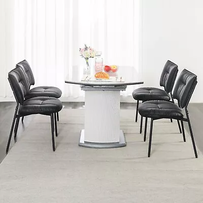 Mid Century Modern Dining Chairs Upholstered Dining Chairs Set Of 4 • $257.39
