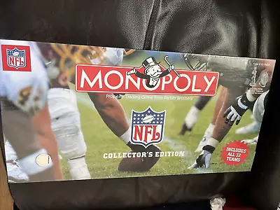Monopoly NFL COLLECTOR'S Edition Board Game 2003 Parker Bros Football NEW SEALED • $19.99